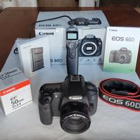 Canon EOS 60D + obiettivo 50 mm f1.8