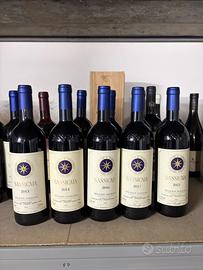 Sassicaia annate diverse