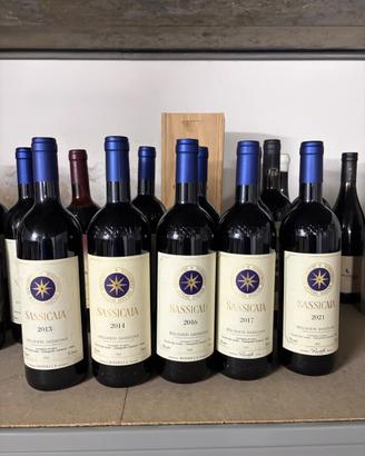 Sassicaia annate diverse