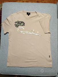 T-shirt girocollo beige Just Cavalli