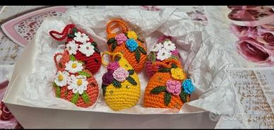 Uova pasquali all'uncinetto