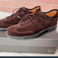 scarpe handmade Ciro Schiano scamosciate numero 42