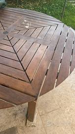 tavolo da giardino in legno