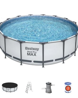 Piscina Steel Pro MAX(TM) rotonda da 457x122 cm