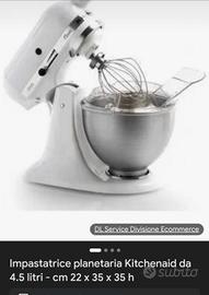 mixer cucina kitchen Aid 10 velocità