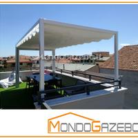 Porticato pergola 4x5 Gazebo varie misure NOVITÀ