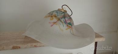lampadario a forma di cappello 