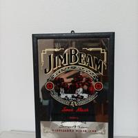 specchio decorato/dipinto Jim Beam