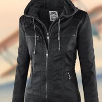 Giacca donna in ecopelle