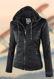 Giacca donna in ecopelle