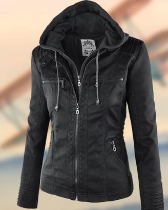 Giacca donna in ecopelle