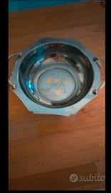 ciotola acciaio e oro 