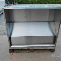 cucina 2 cappa inox e 1 motore 