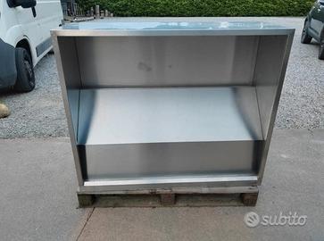 cucina 2 cappa inox e 1 motore 