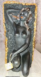 Scultura Donna Nuda Vintage  - Marchio CVS 