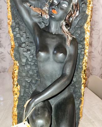 Scultura Donna Nuda Vintage  - Marchio CVS 