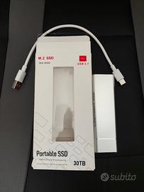 MIni hard disk esterno portatile 30tb usb 3.1