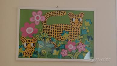 Quadro con leopardi