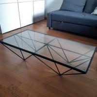 B&B Italia coffe table Alanda tavolino ferro-vetro