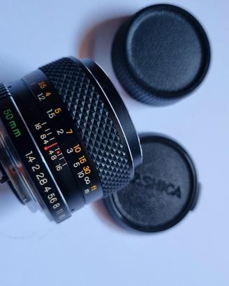 Obiettivo yashica ML 50 mm f1.4