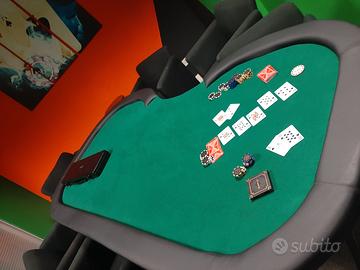 Set Stanza Poker Tavolo Fiches 