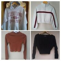 Felpa Terranova-H&M Tg S, Top Terranova Tg XS