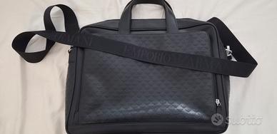Borsa in pelle EMPORIO ARMANI monogramma allover