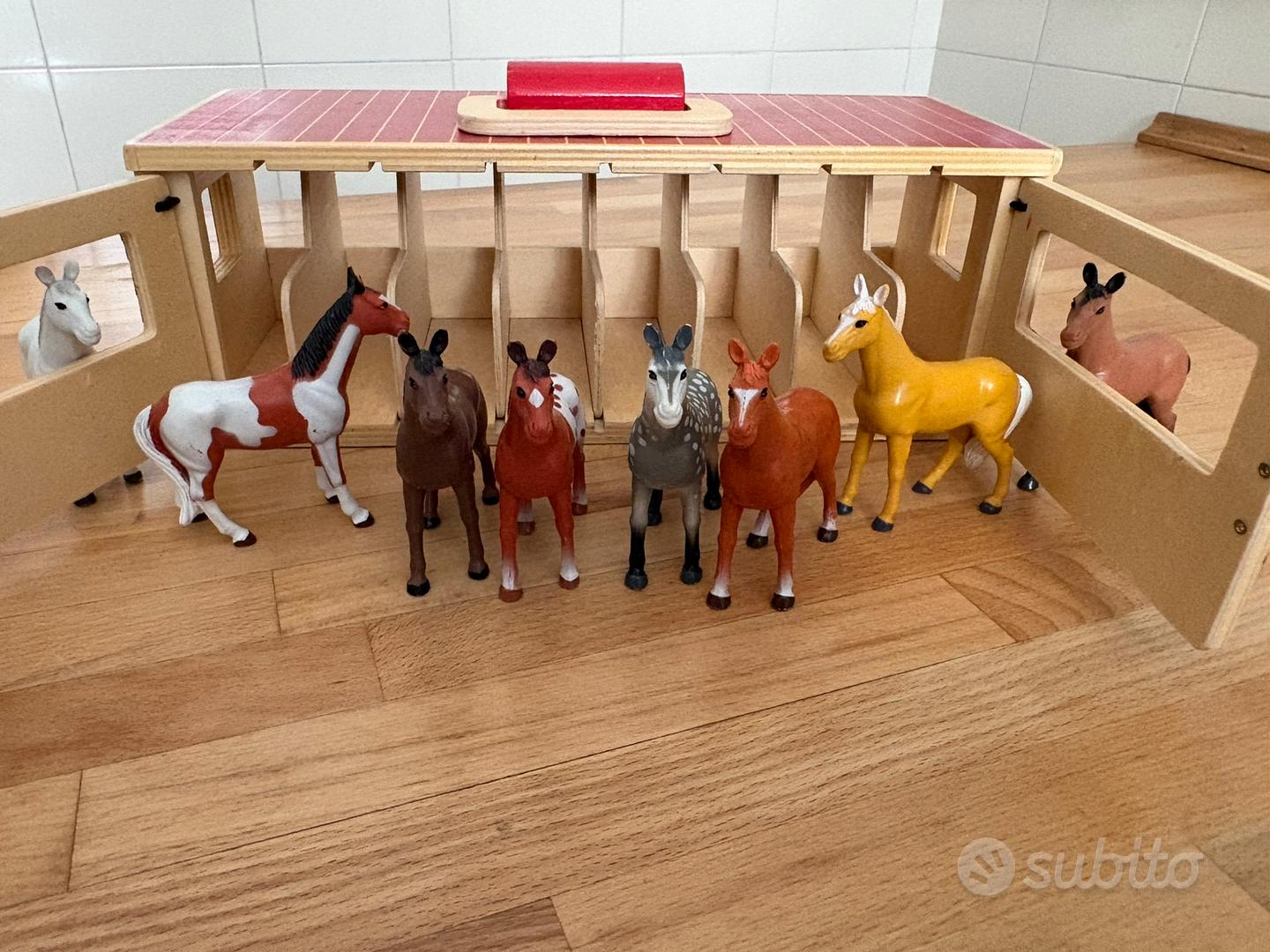 Serie Completa 12 Cavalli Velluto Melissa & Doug – Collezione Con Espositore In Legno
