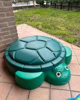 Sabbiera tartaruga gioco bambini