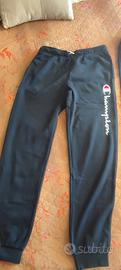 pantaloni tuta bimba blu Champions