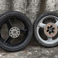 Coppia cerchi Malaguti Fifty Top 3 razze