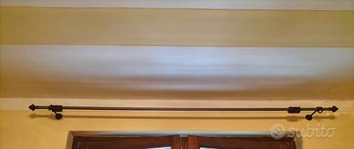 Bastone per tenda in ottone bronzato