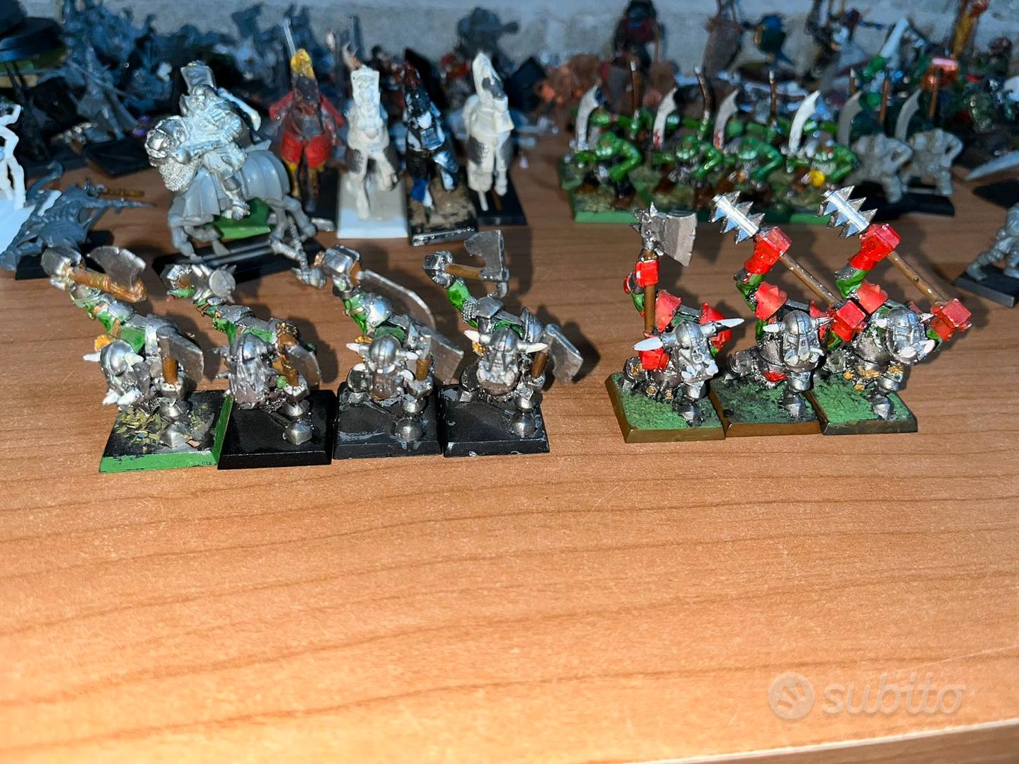 Warhammer Il Vecchio Mondo &ndash; Trib&ugrave; Orchi E Goblin &ndash; Boss Cavalieri Lupi Goblin &ndash; Games Workshop