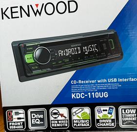 Autoradio kenwood kdc-110ug+2 autoparlanti Hertz