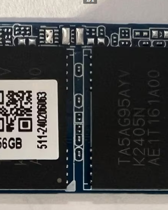 SSD NVME Gen3 da 256GB nuovo
