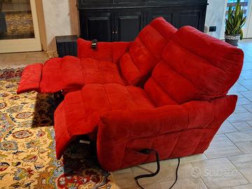 divano in alcantara elettrificato