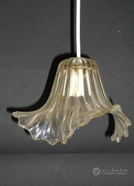 lampada in vetro soffiato