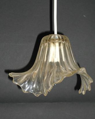 lampada in vetro soffiato