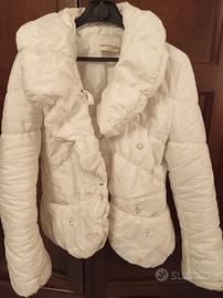 giubbino bianco mezza stagione 