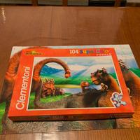 Puzzle dinosaur 104 pz clementoni