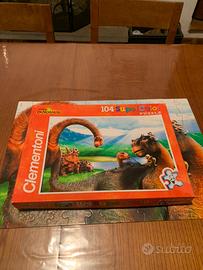 Puzzle dinosaur 104 pz clementoni