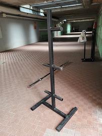 porta dischi olimpionici rastrelliera rack