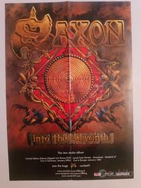 SAXON 2009 promo poster - Into the labyrinth