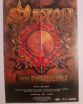 SAXON 2009 promo poster - Into the labyrinth
