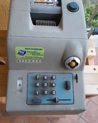 Calcolatrice Meccanica Vintage Olivetti Summa 15