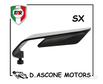Retrovisore Dark Saber Universale Sinistro a Manub