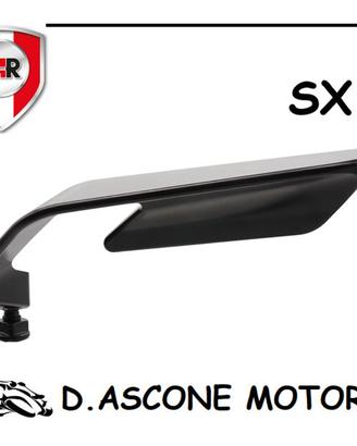 Retrovisore Dark Saber Universale Sinistro a Manub