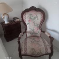 Poltroncina in stile legno massello