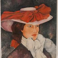 tela con pittura ad olio