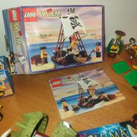 Lotto set scatole Lego vintage - castle,pirati ecc
